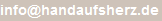 Hand aufs Herz